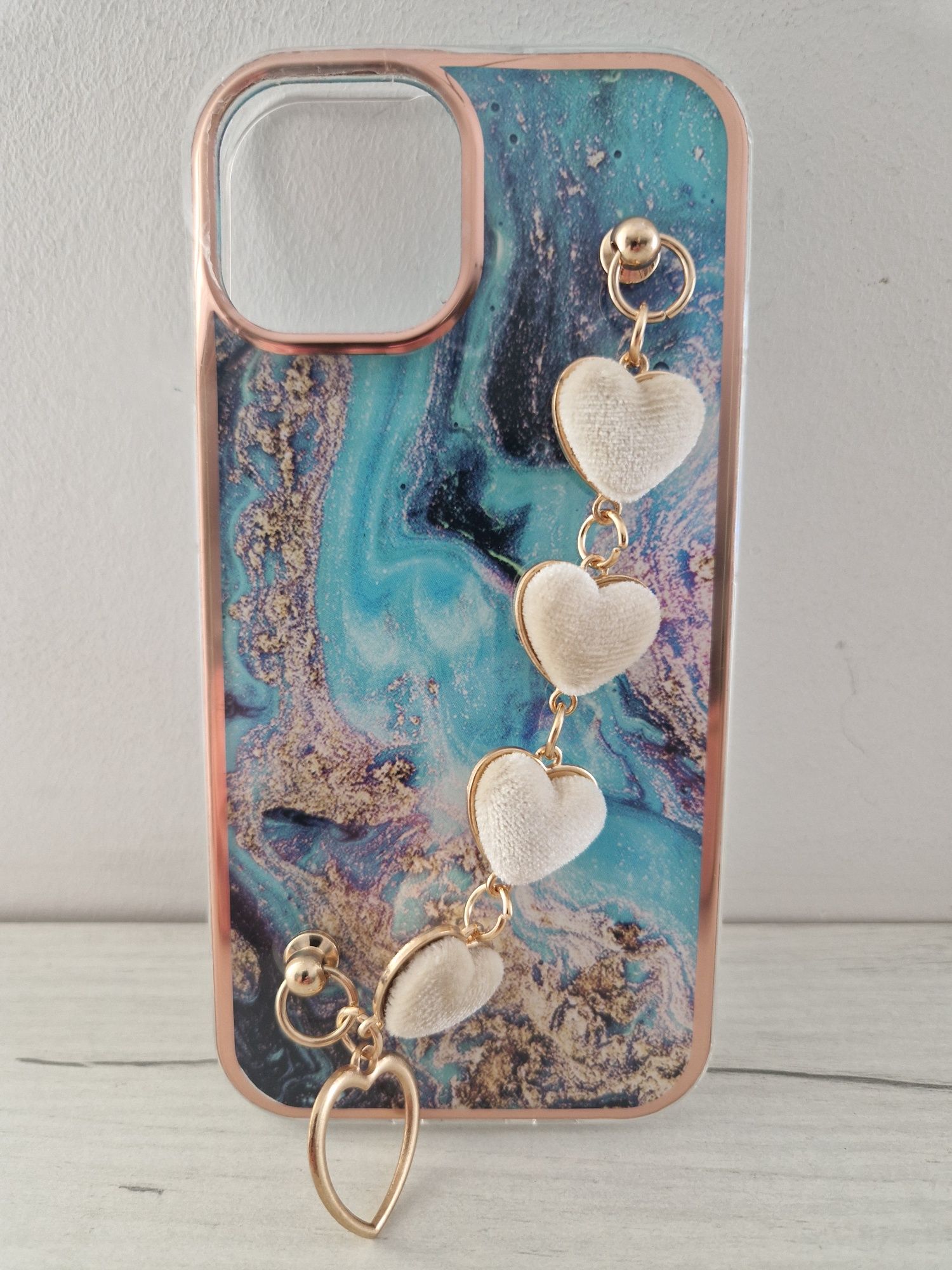 Trend Case do Iphone 15 wzór 6 niebieski