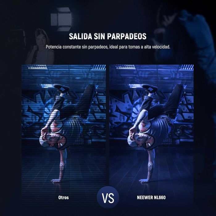 NEEWER 2 Leds Profissionais + Tripés + Bolsas