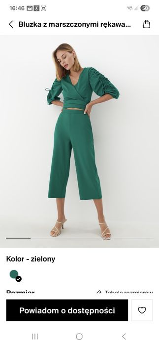 Komplet Mohito zielony M