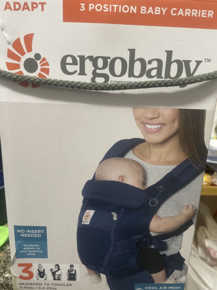 Mochila/Porta-bebés/Marsúpio Ergobaby Cool Air Adapt Azul