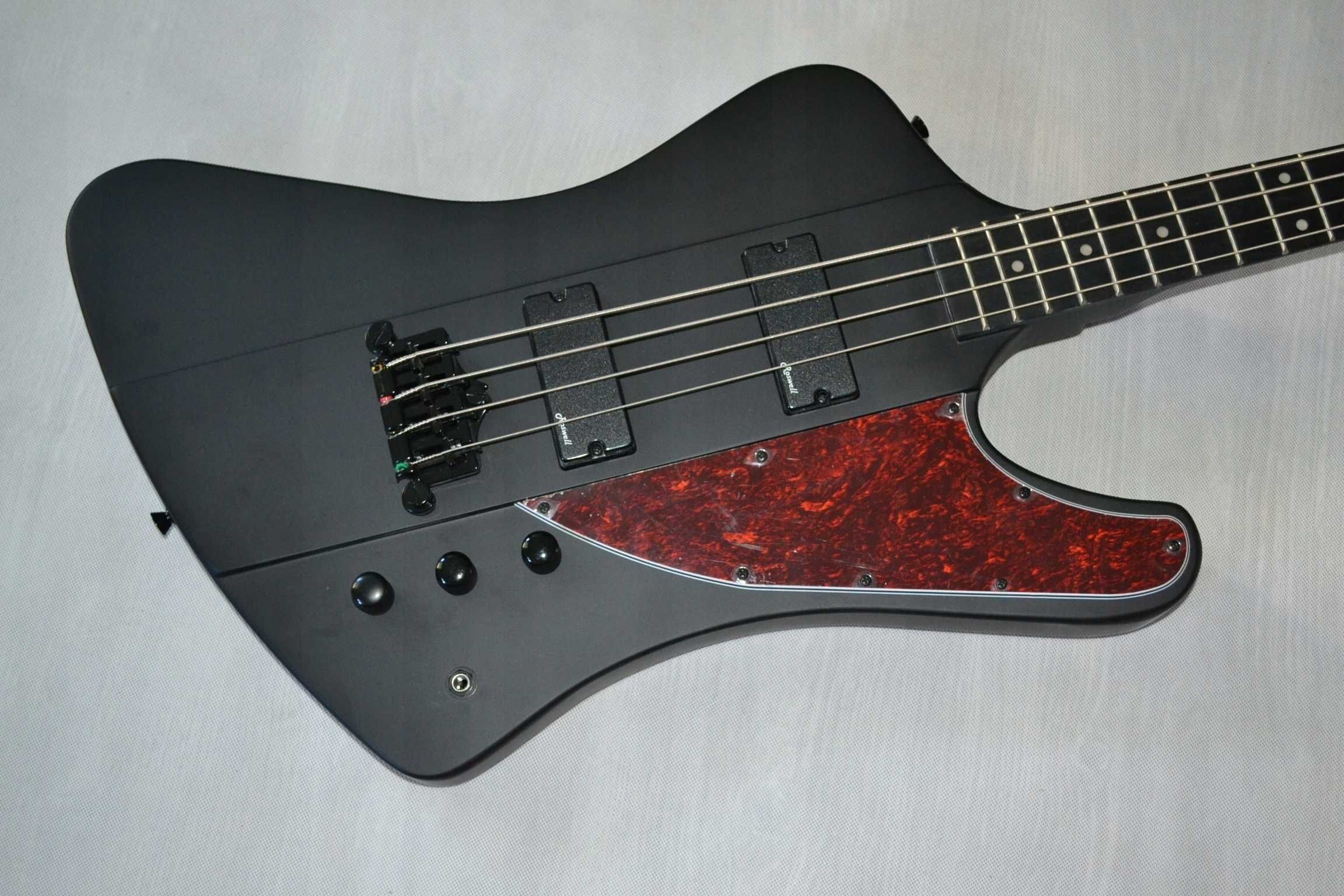 Harley Benton TB-70 SBK nowa gitara basowa THUNDERBIRD- wyregulowany!