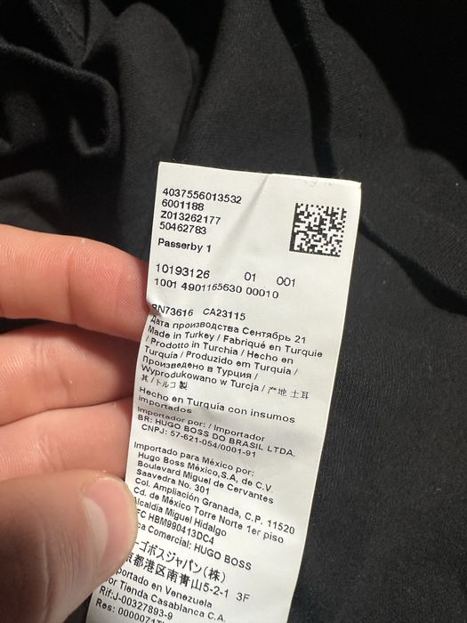 Лонгслив Hugo Boss Passerby 1 Patch Logo Polo Long Sleeve