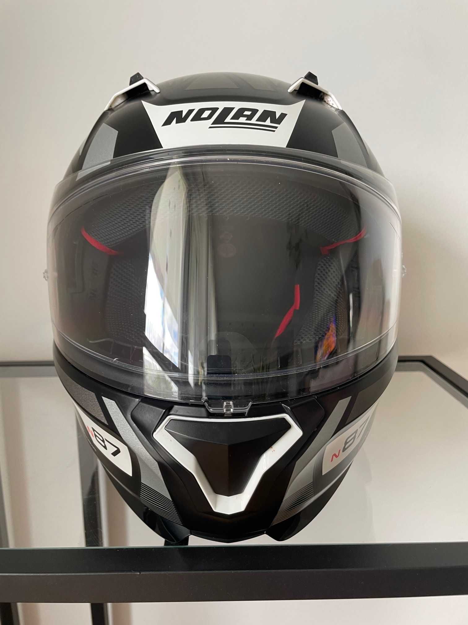 Kask motocyklowy Nolan N87 z intercomem Nolan B601 jak nowy