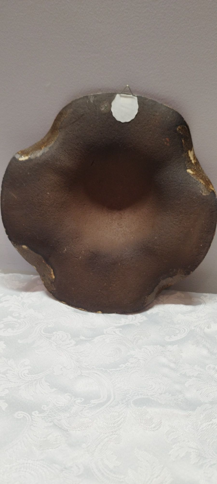 Ceramiczny kapelusz, zawieszka, ozdoba