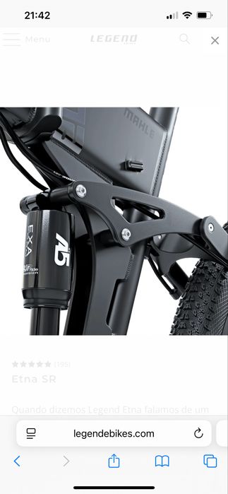 Bicicleta LEGEND Etna SR