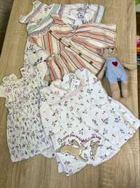 Літні сукні/ сарафани для новонародженої на виписку
