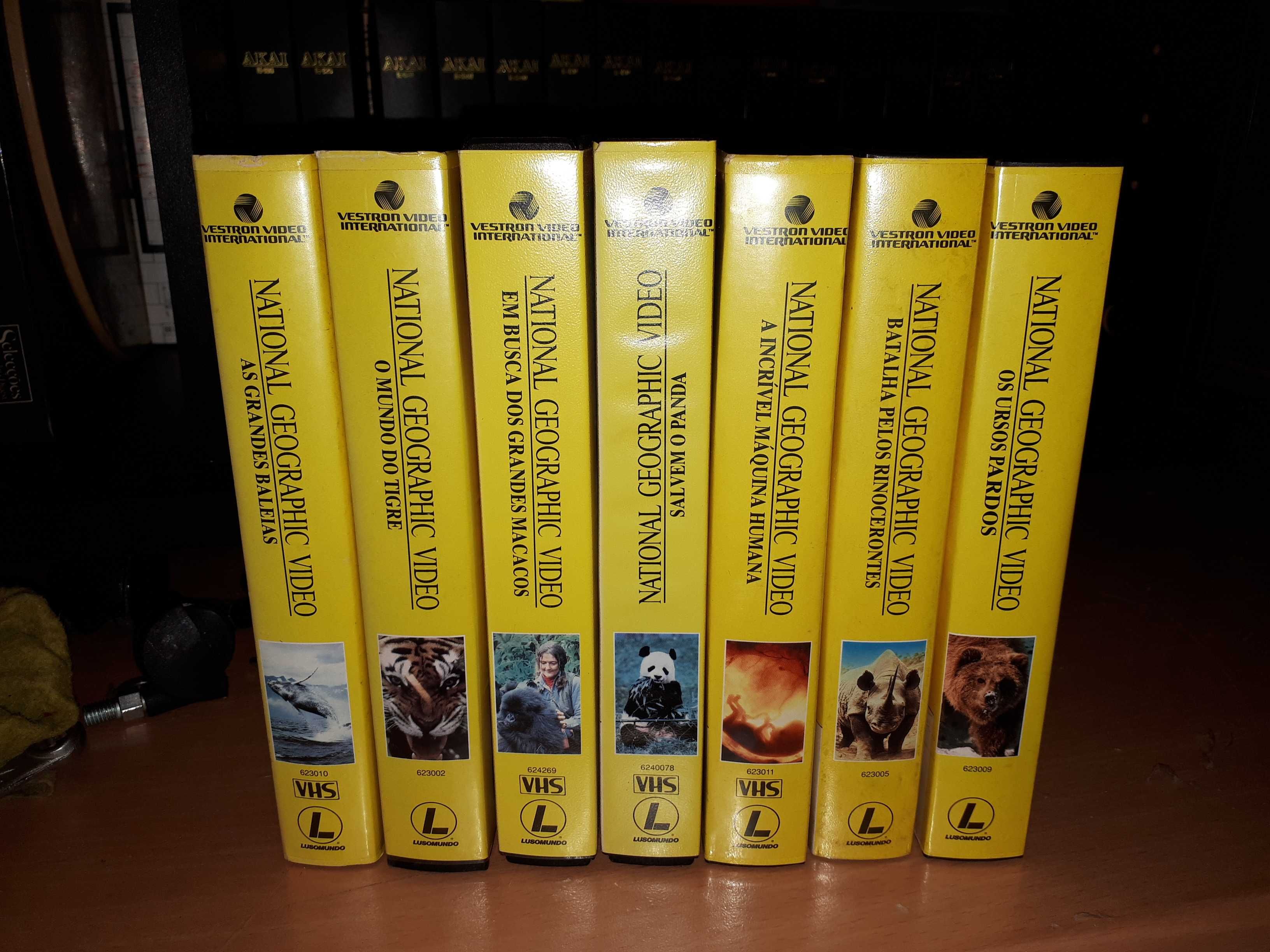 7 Videos VHS National Geographic