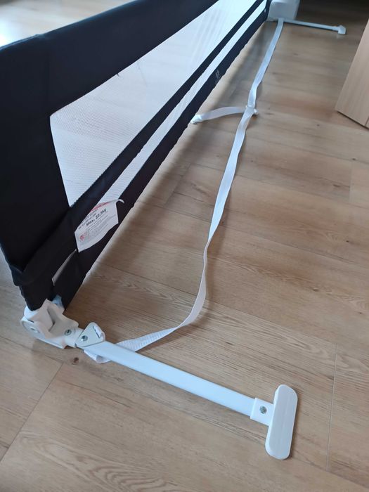 Barierka ochronna do łóżka, zabezpieczająca, długość: 2 m, 200 cm