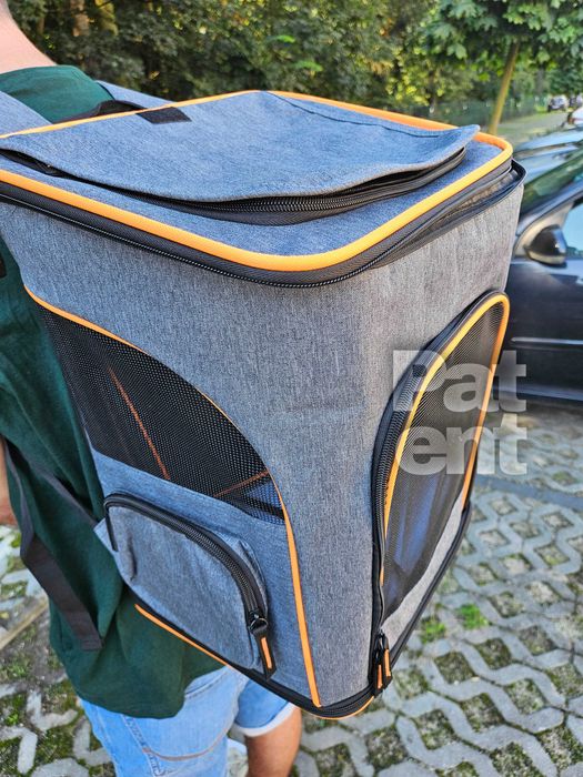 Plecak dla kota psa transporter duży rozkładany pojemny do zwierząt