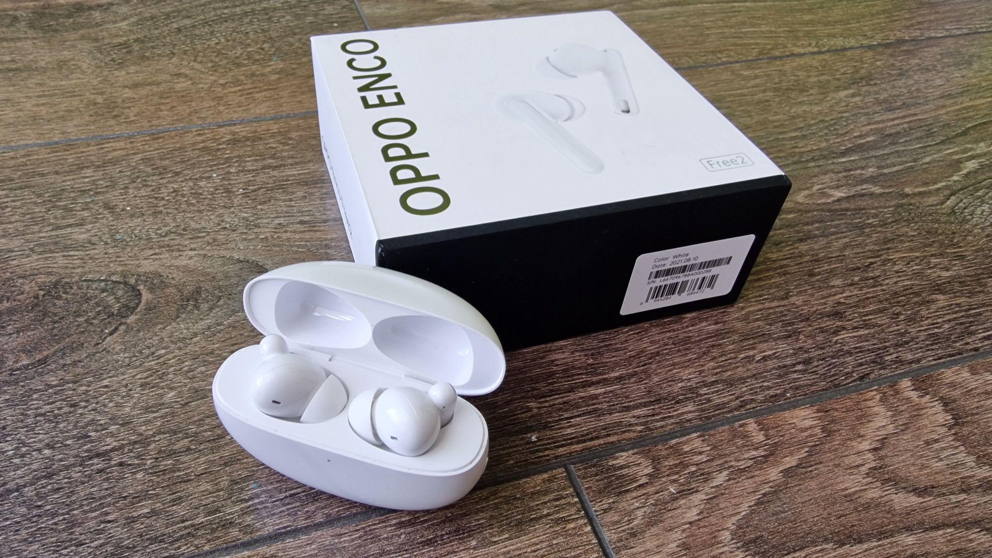 Słuchawki bezprzewodowe Oppo Enco Free 2 białe