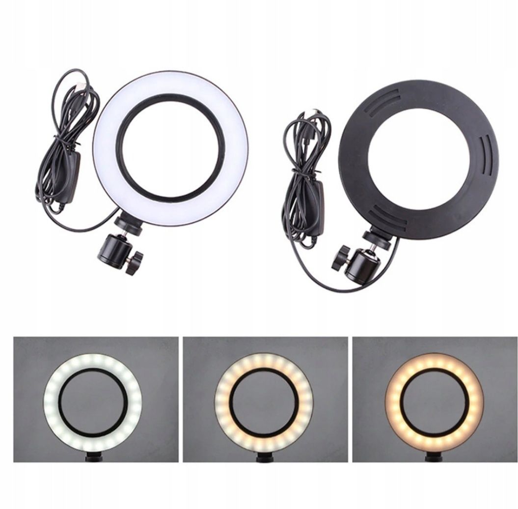 Lampa pierścieniowa 120W RING LED 220 cm statyw pilot do makijażu