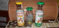 Бутылочки с детского кефира,йогурта и сока
