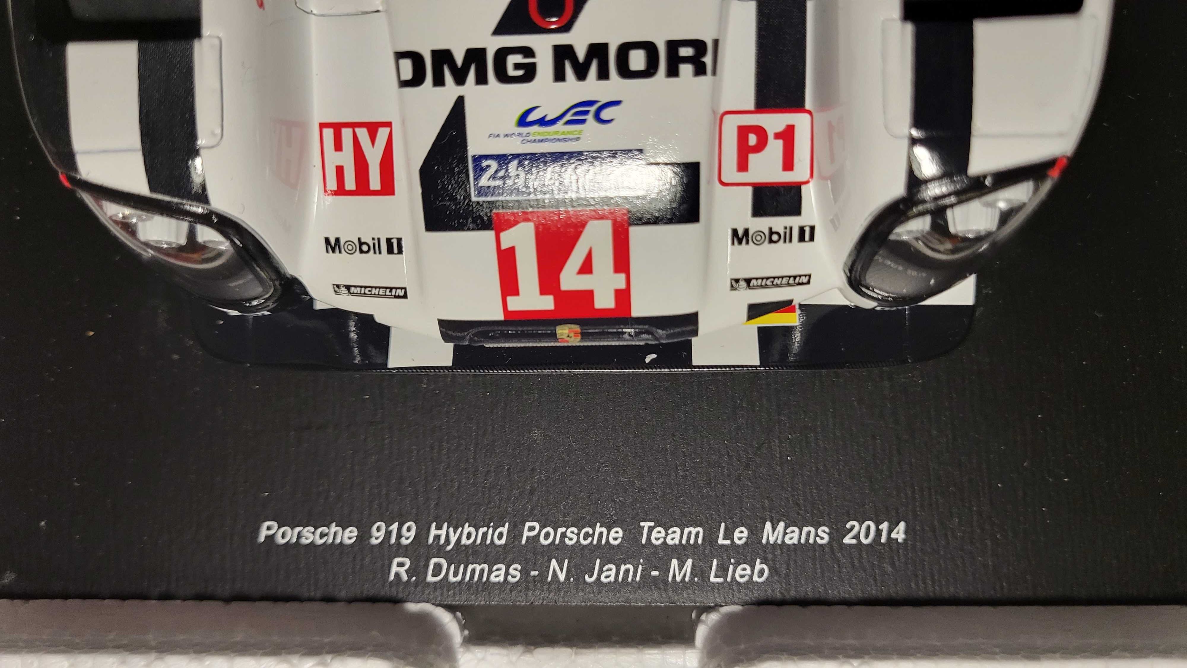 Porsche  919 hybrid Le Mans  2014  1:18 spark