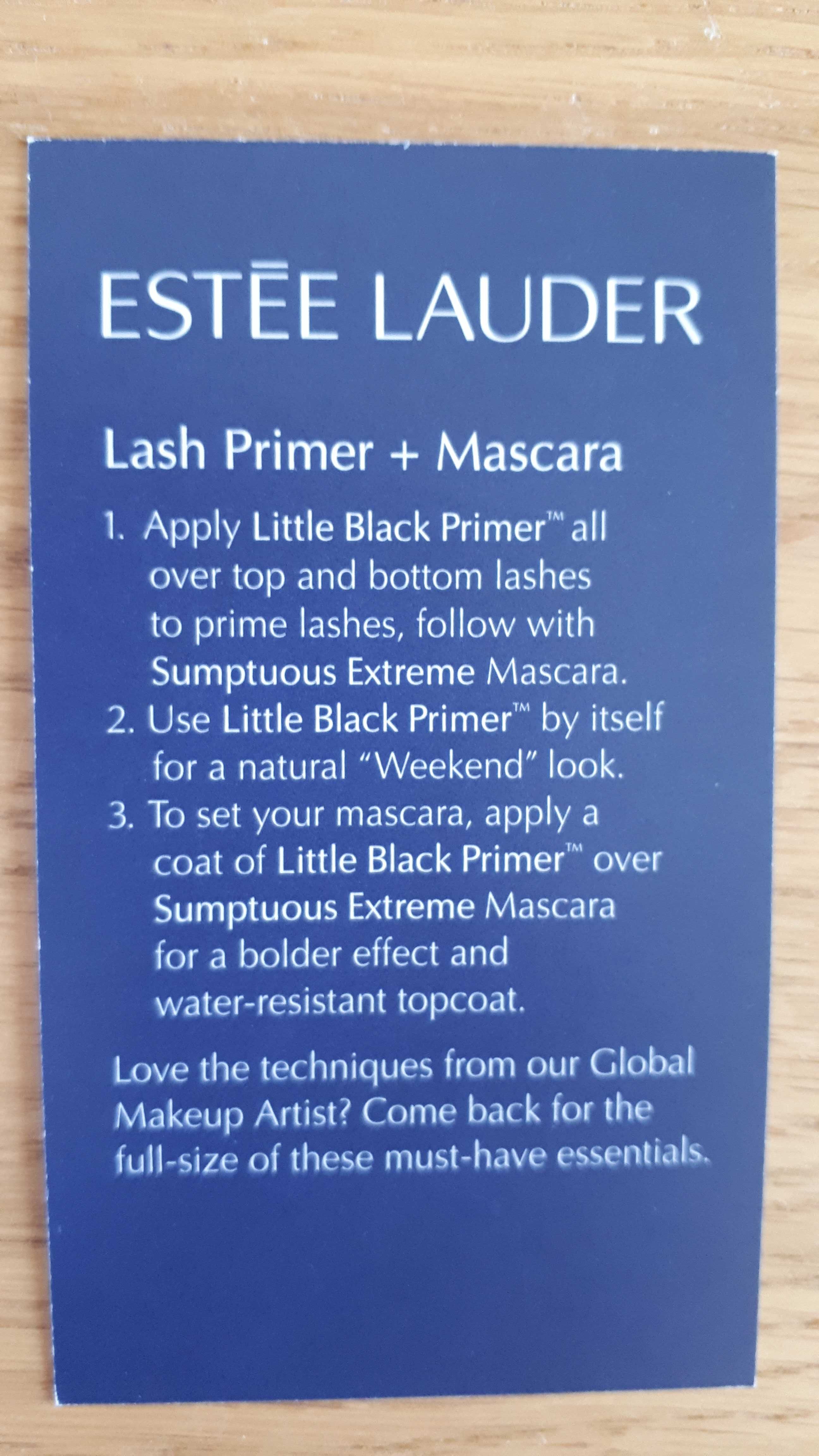 Nowy zestaw Estee Lauder Somptuous Extreme Mascara  + Primer