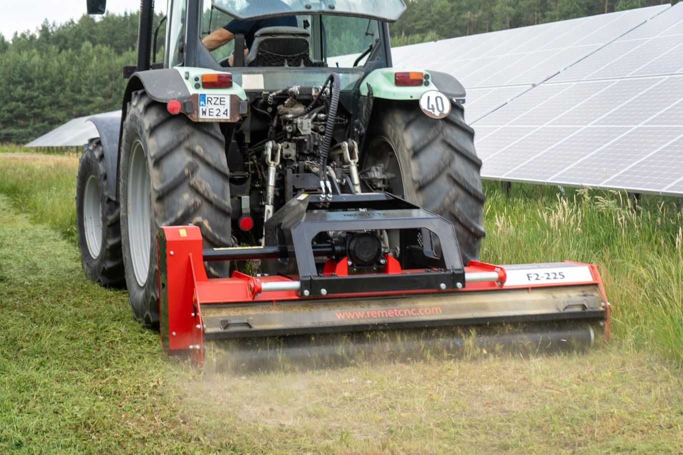 KOSIARKA bijakowa REMET F2-225 == mulczer do trawy == WAGA 740KG