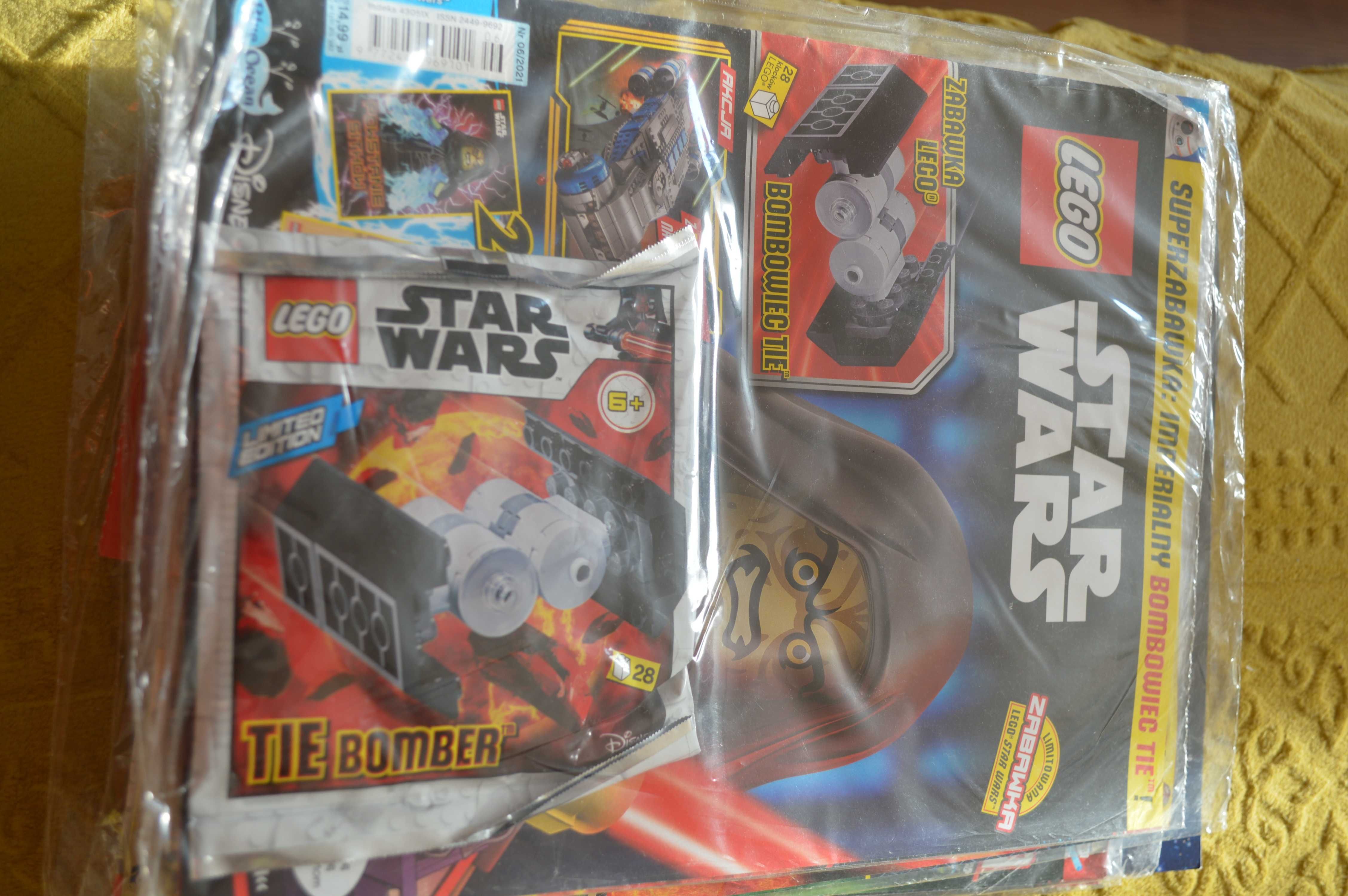 Czasopisma LEGO Star Wars z klockami 7 sztuk