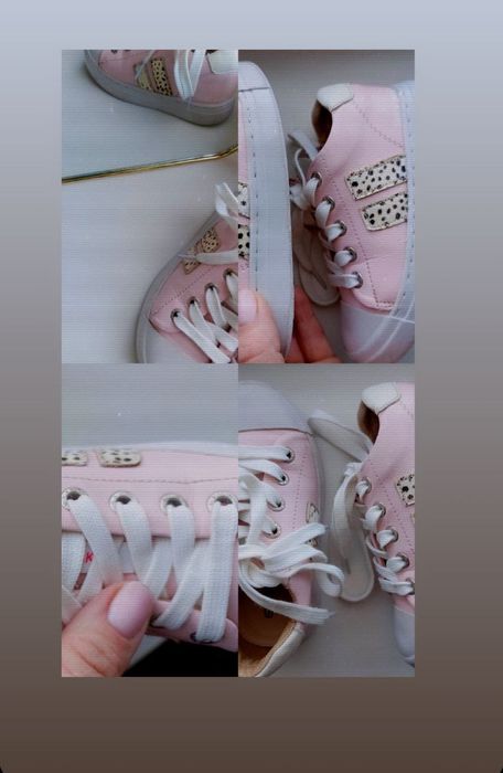 Повністю шкіряні кеди (15см. стелька)