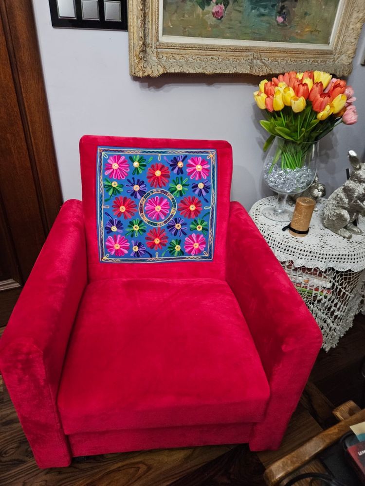 Dwa NOWE fotele typu boho