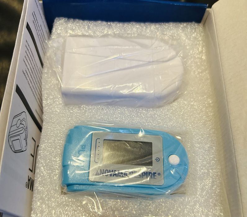 Pulsoksymetr NOVAMA Respire Blue z Bluetooth