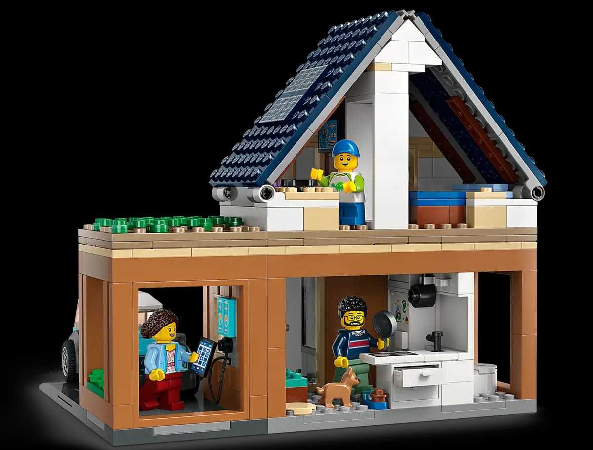 Конструктор LEGO City Семейный дом и электромобиль 60398
