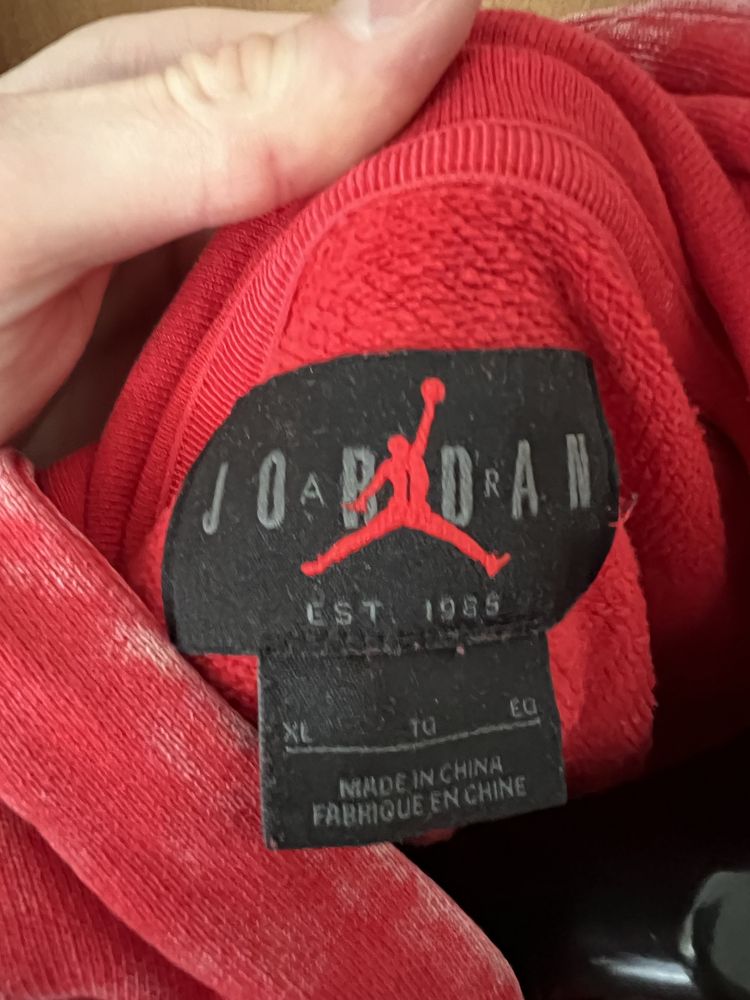 Bluza Jordan Air czerwona