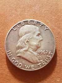 1/2 dolar half 1962 Franklin D