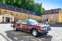 Klasyczny Mercedes S-Class z lat 70 do wynajęcia na ślub i inne okazje