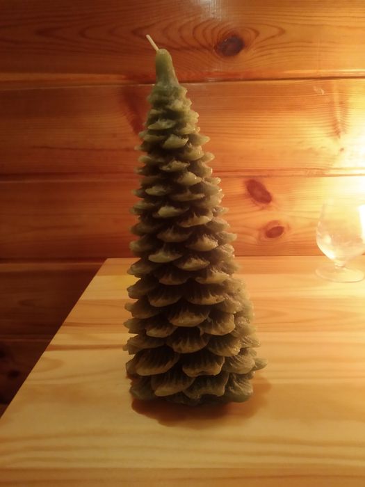 Szklany pojemnik kuchenny z kokardką i serduszkiem# prezent na Święta