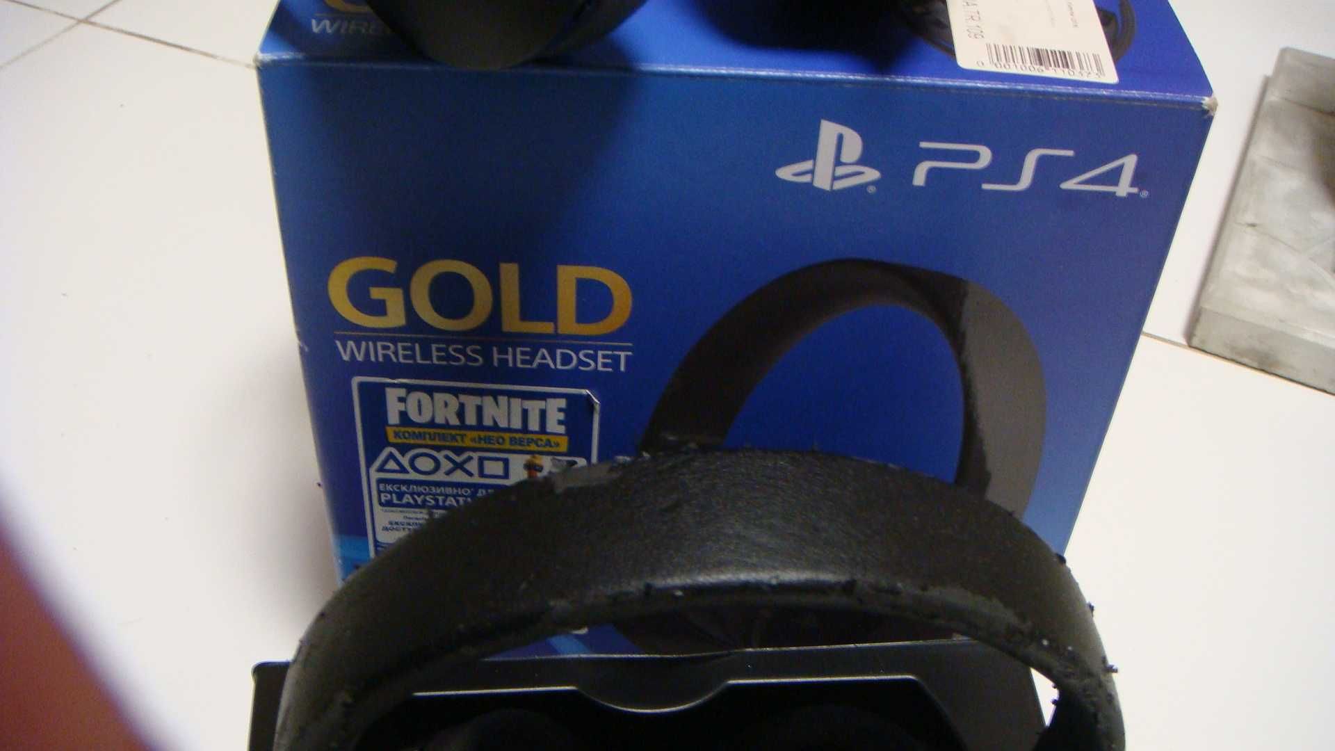 наушники playstation 4 gold   2шт.