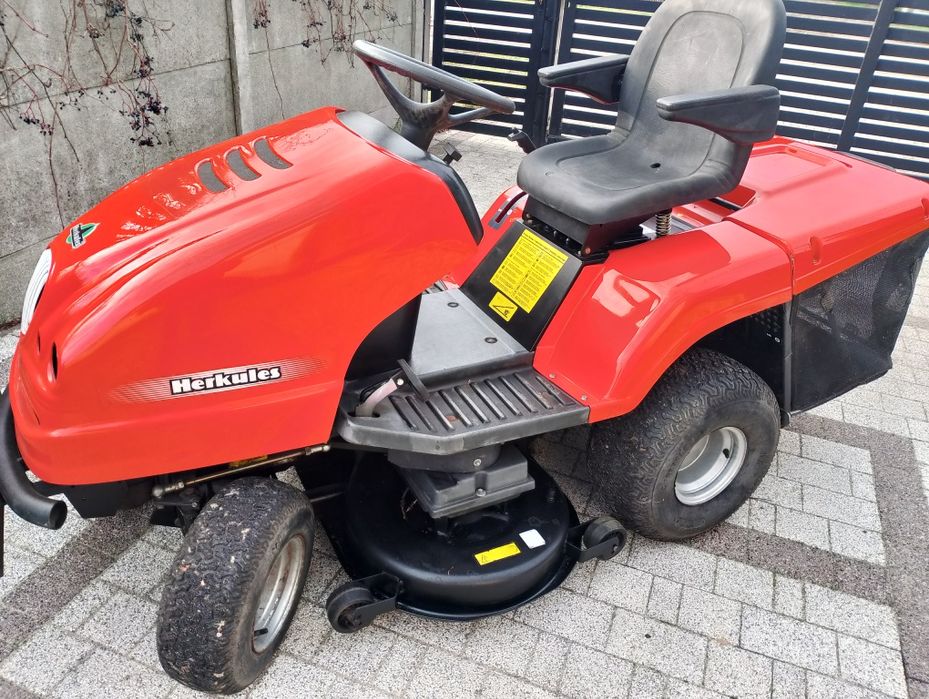 Traktorek kosiarka duża z pługiem