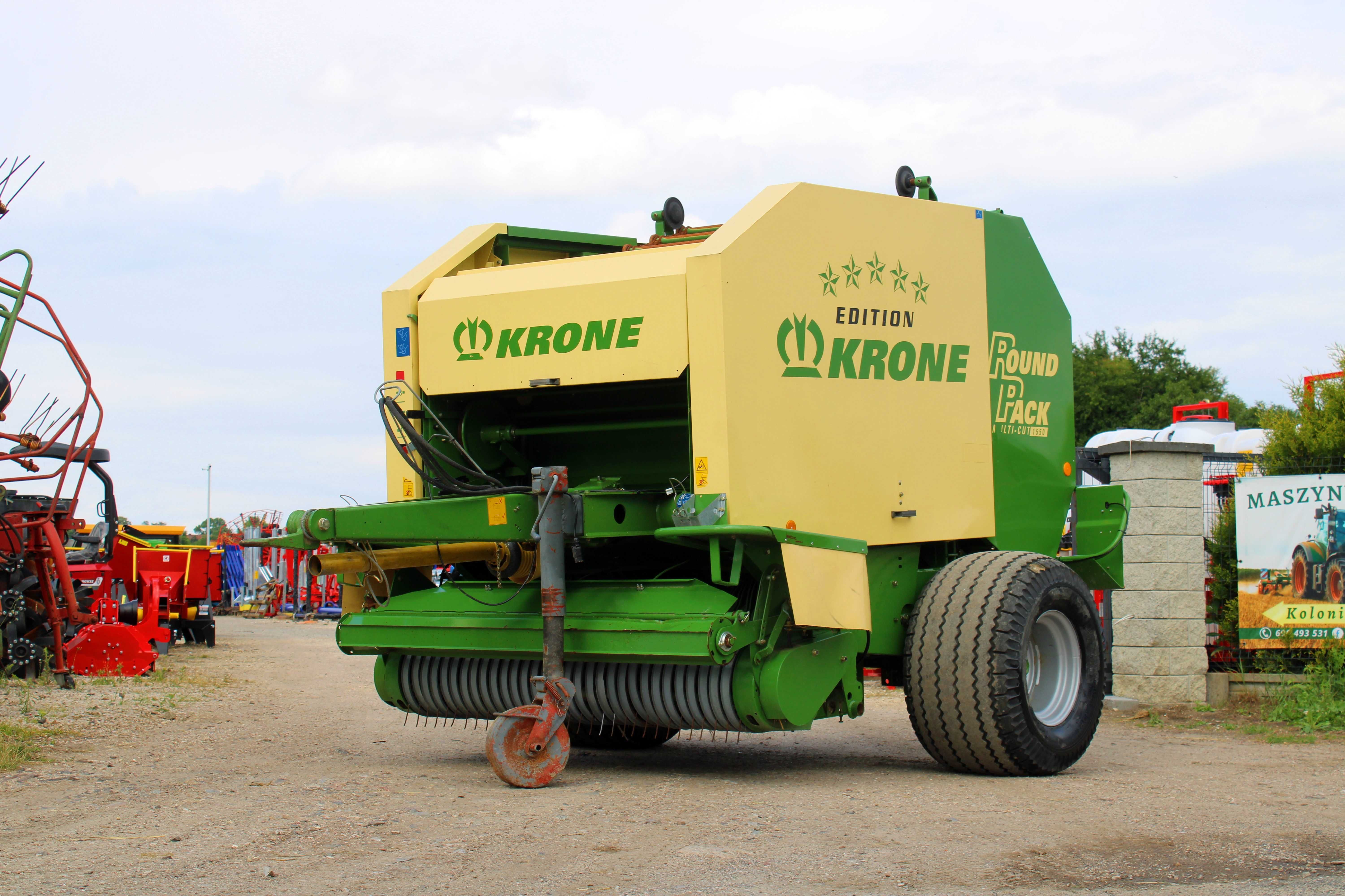 Prasa Rolująca KRONE Round Pack multi cut 1550 jak NOWA super STAN !!