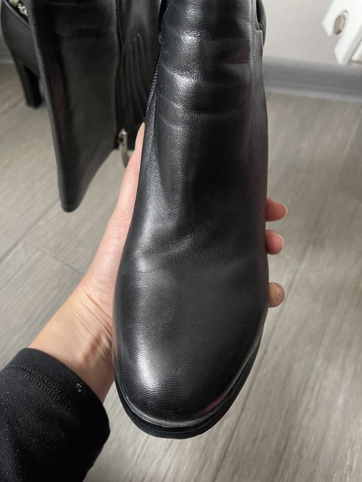Чоботи шкіряні 39