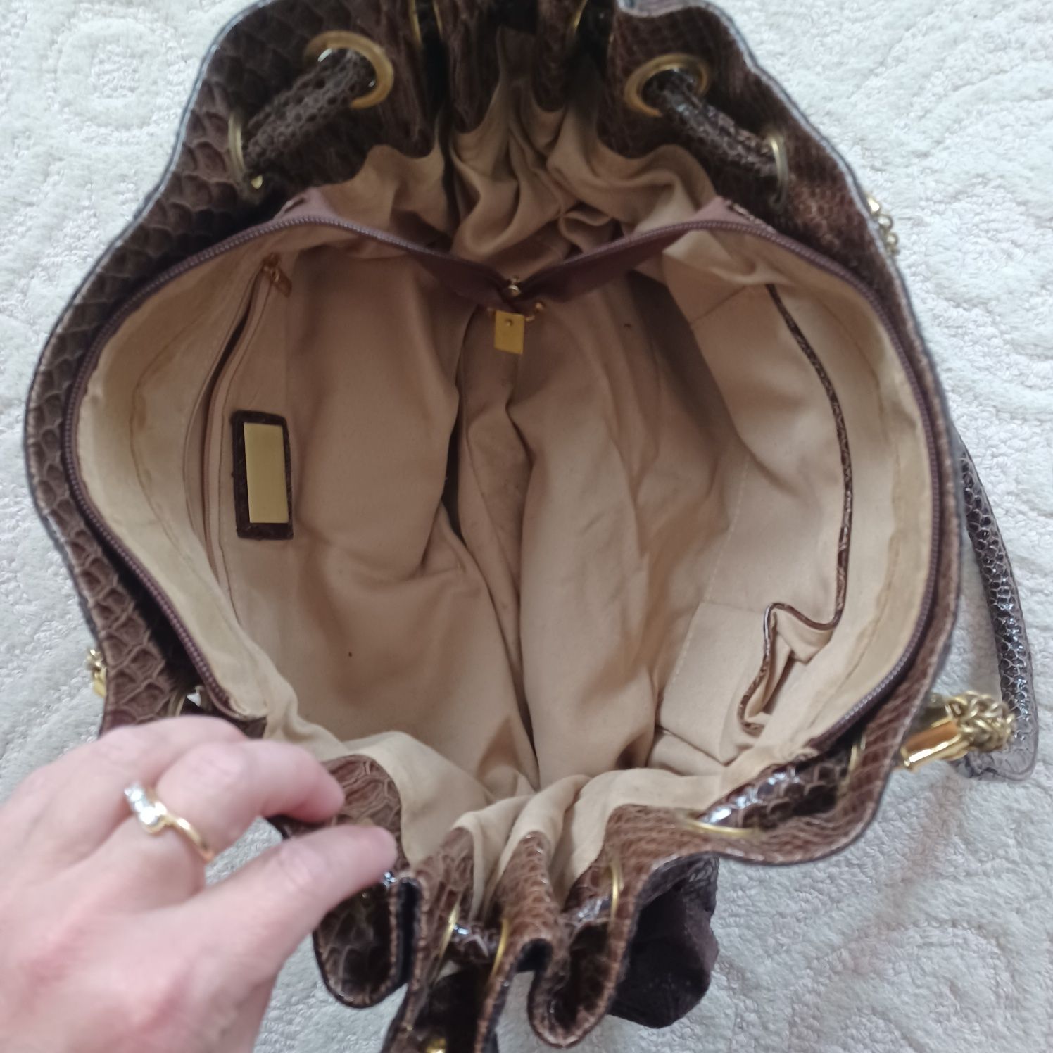 Duża torebka Dolce&Gabbana jak nowa 40-50 cm/A4/XXL
