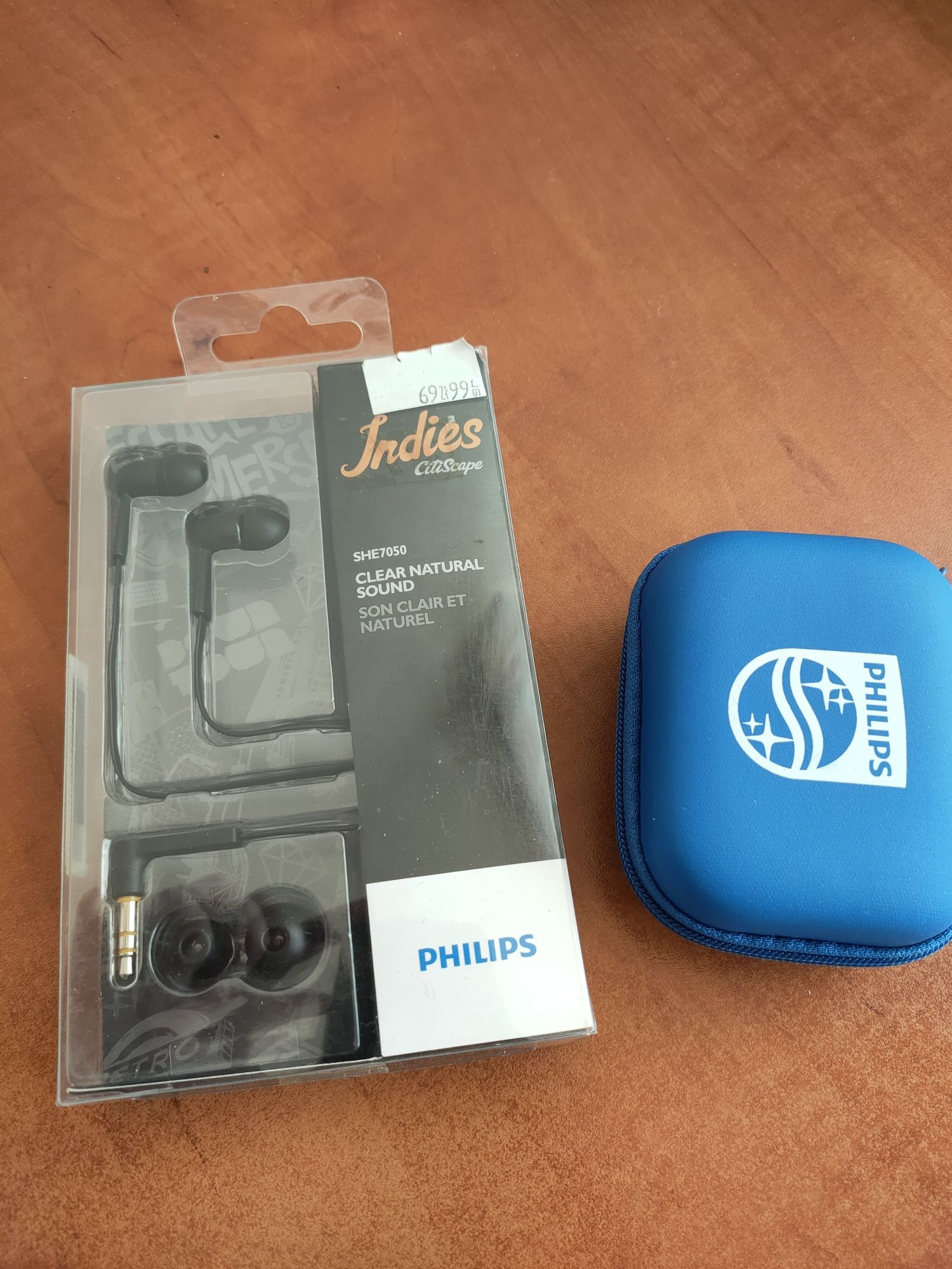 Słuchawki Philips SHE7050bk czarne + etui