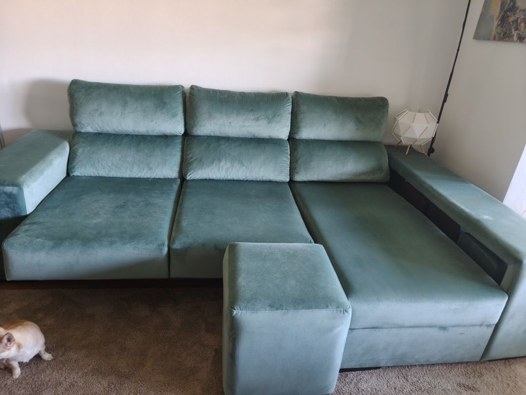 Vendo sofá grande, FAÇO ENTREGA