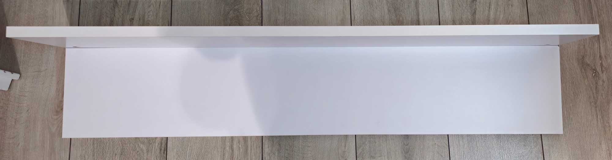 Półka wisząca biała 100 cm