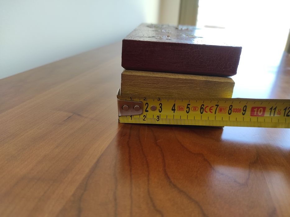 Pequeno guarda jóias madeira decorada