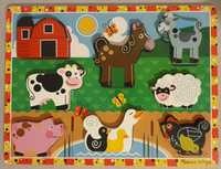 Puzzle drewniane Melissa and Doug 2+