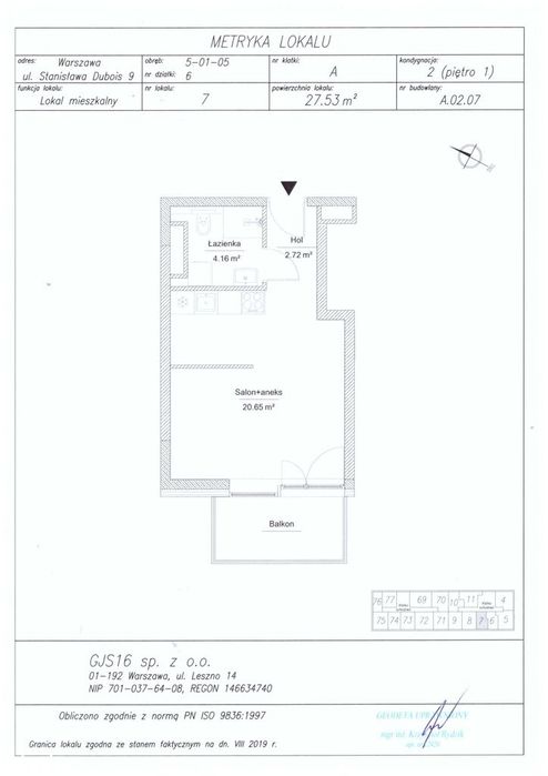 Vonder UpTown | apartament 1-pok. | 7
