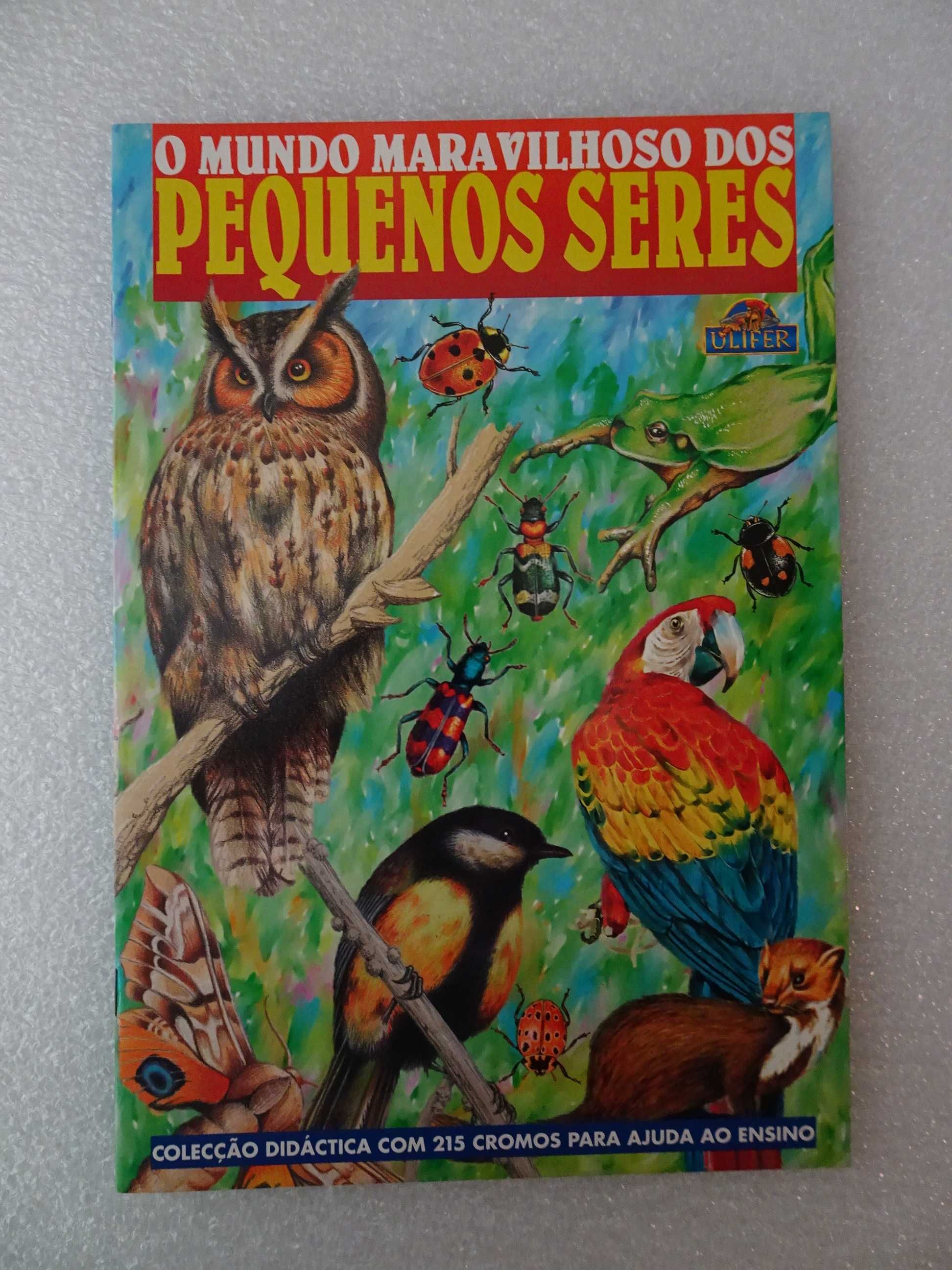 Caderneta de cromos vazia O Mundo Maravilhoso dos pequenos seres