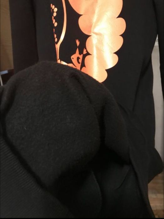 платье худи теплое