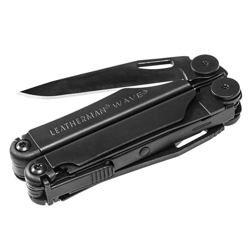 Мультитул LEATHERMAN WAVE PLUS BLACK, Чохол Molle. Без коробки