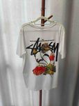 Męska biała koszulka Stussy Summer Casual, rozmiar M