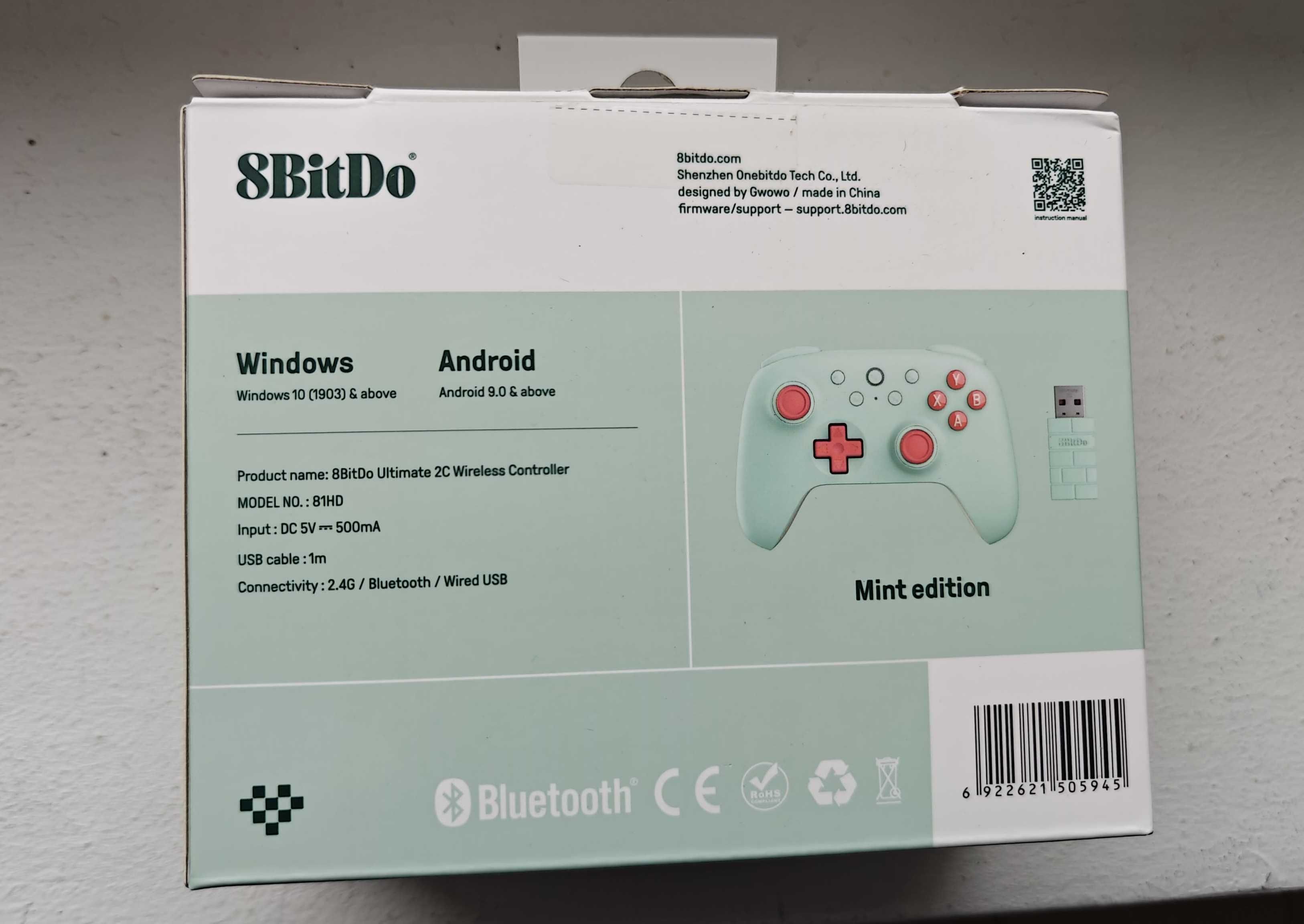8BitDo Ultimate 2c Mint – Nowy gamepad