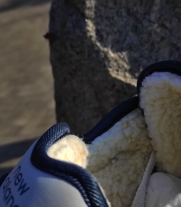 (1591) ЗИМОВІ кросівки черевики New Balance 574 з хутром, сині (37-41)