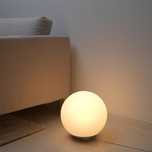 Nowa lampa IKEA FADO biała kula + żarówka LED