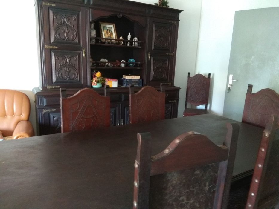 Mobília de sala completa com 8 cadeiras