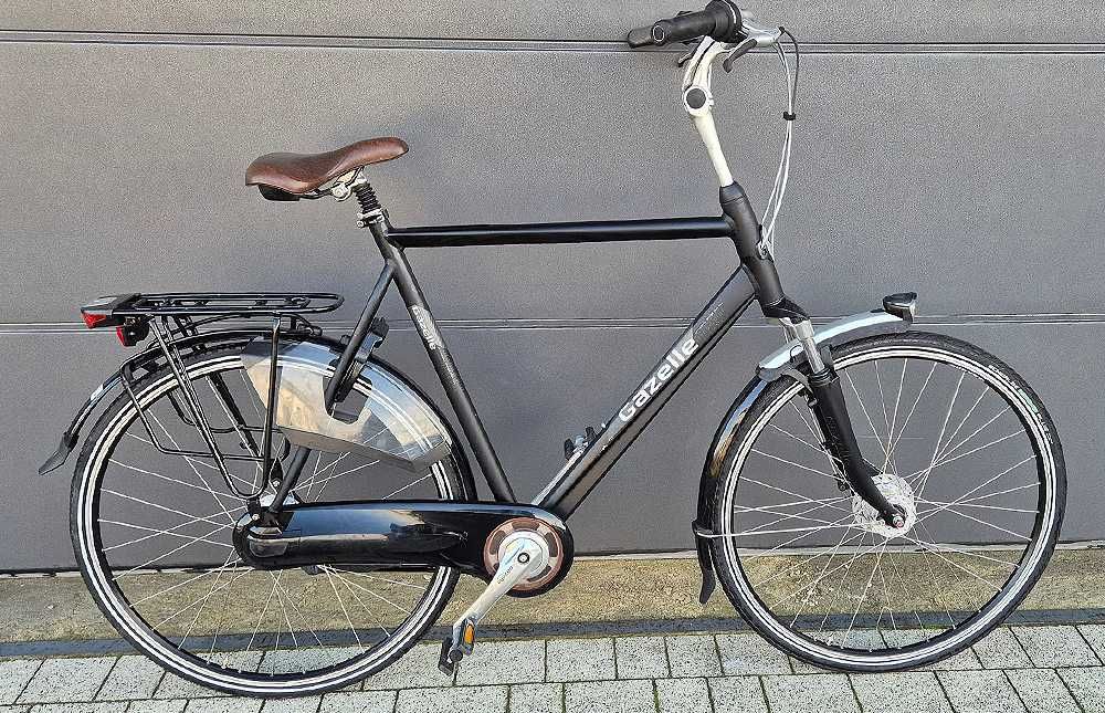 GAZELLE ORANGE PLUS Nexus 7 H65 czarny męski miejski rower holenderski