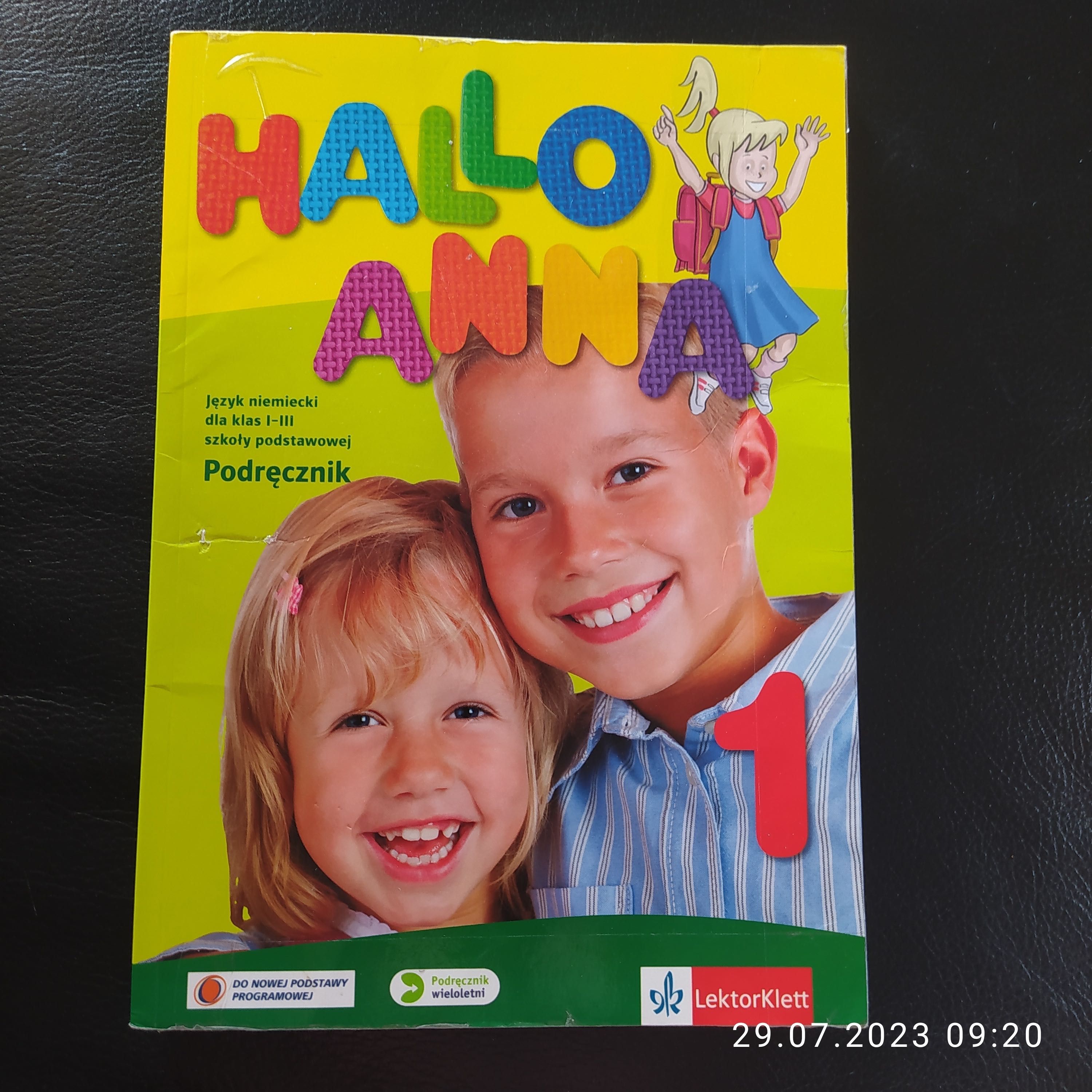 Książka do niemieckiego Hallo Anna 1 z CD