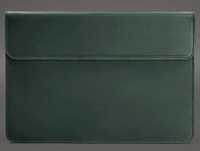 Зелений Шкіряний чорний чохол для MacBook 13, 24*33 см
